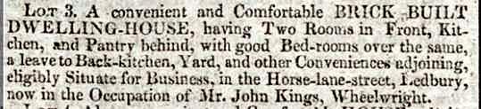 Kings House 1822